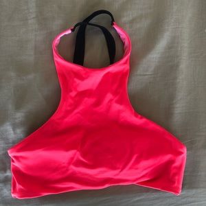 Victoria’s Secret hot pink swim top, size small